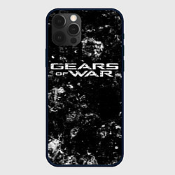 Чехол для iPhone 12 Pro Max Gears of War black ice, цвет: 3D-черный