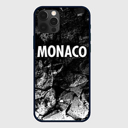 Чехол для iPhone 12 Pro Max Monaco black graphite, цвет: 3D-черный