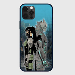 Чехол для iPhone 12 Pro Max Хибино и Аширо -Кайдзю номер 8, цвет: 3D-черный