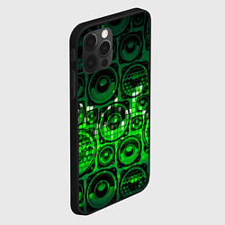 Чехол для iPhone 12 Pro Max Эквалайзер и динамики, цвет: 3D-черный — фото 2