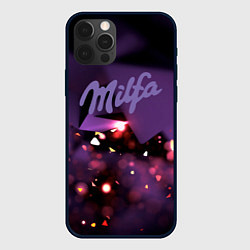 Чехол для iPhone 12 Pro Max Milfa logo, цвет: 3D-черный