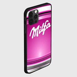 Чехол для iPhone 12 Pro Max Milfa надпись в стиле шоколадки, цвет: 3D-черный — фото 2