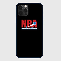 Чехол для iPhone 12 Pro Max NBA sport basketball, цвет: 3D-черный