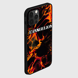 Чехол для iPhone 12 Pro Max Evangelion red lava, цвет: 3D-черный — фото 2