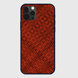 Чехол iPhone 12 Pro Max Сочный коричневый однотонный текстурированный