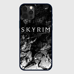 Чехол для iPhone 12 Pro Max Skyrim black graphite, цвет: 3D-черный