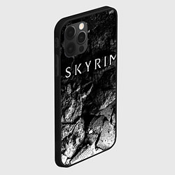 Чехол для iPhone 12 Pro Max Skyrim black graphite, цвет: 3D-черный — фото 2