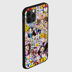 Чехол для iPhone 12 Pro Max Right now NewJeans and Takashi Murakami, цвет: 3D-черный — фото 2