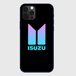 Чехол для iPhone 12 Pro Max Isuzu neon steel, цвет: 3D-черный