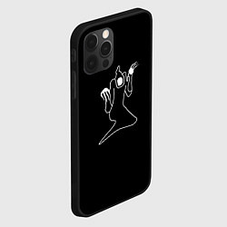 Чехол для iPhone 12 Pro Max Kizaru white logo, цвет: 3D-черный — фото 2