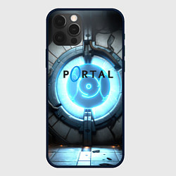 Чехол для iPhone 12 Pro Max Portal logo game, цвет: 3D-черный