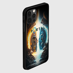 Чехол для iPhone 12 Pro Max Люди в портале, цвет: 3D-черный — фото 2