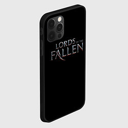 Чехол для iPhone 12 Pro Max Lord of the fallen logo, цвет: 3D-черный — фото 2