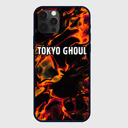 Чехол для iPhone 12 Pro Max Tokyo Ghoul red lava, цвет: 3D-черный