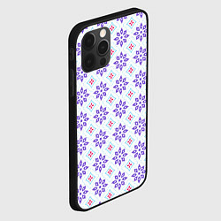 Чехол для iPhone 12 Pro Max Красивый цветочный узор, цвет: 3D-черный — фото 2
