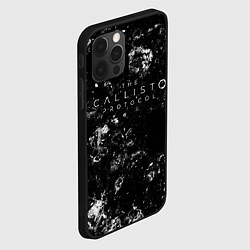 Чехол для iPhone 12 Pro Max The Callisto Protocol black ice, цвет: 3D-черный — фото 2