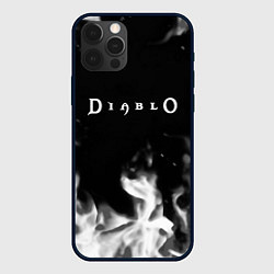 Чехол для iPhone 12 Pro Max Diablo fire black, цвет: 3D-черный