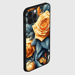 Чехол для iPhone 12 Pro Max Композиция из всякой всячины с розой - нейросеть, цвет: 3D-черный — фото 2