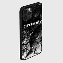 Чехол для iPhone 12 Pro Max Citroen black graphite, цвет: 3D-черный — фото 2