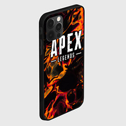 Чехол для iPhone 12 Pro Max Apex Legends red lava, цвет: 3D-черный — фото 2