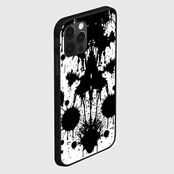 Чехол для iPhone 12 Pro Max Psychedelic Rorschach test - ai art, цвет: 3D-черный — фото 2