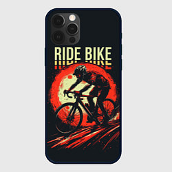 Чехол для iPhone 12 Pro Max Ride bike, цвет: 3D-черный