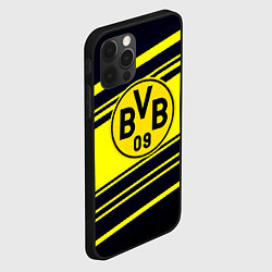 Чехол для iPhone 12 Pro Max Borussia sport geometry, цвет: 3D-черный — фото 2