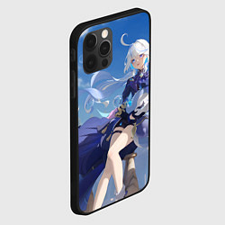 Чехол для iPhone 12 Pro Max Genshin Impact Furina радостная, цвет: 3D-черный — фото 2