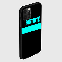 Чехол для iPhone 12 Pro Max Fortnite line, цвет: 3D-черный — фото 2