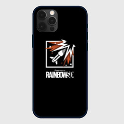 Чехол для iPhone 12 Pro Max Rainbow six action game, цвет: 3D-черный