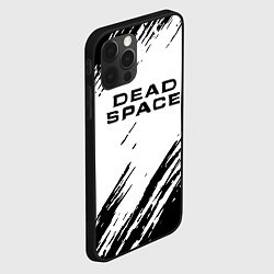 Чехол для iPhone 12 Pro Max Dead space чёрные краски, цвет: 3D-черный — фото 2