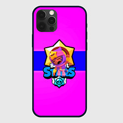 Чехол для iPhone 12 Pro Max Brawl stars sandy, цвет: 3D-черный