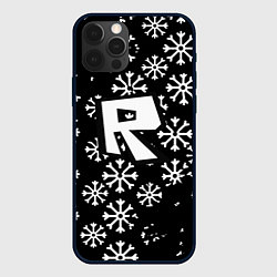 Чехол для iPhone 12 Pro Max Roblox winter, цвет: 3D-черный