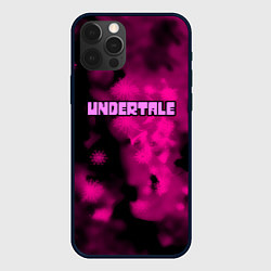 Чехол для iPhone 12 Pro Max Undertale pink game, цвет: 3D-черный