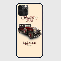 Чехол для iPhone 12 Pro Max Классические автомобили LaSalle, цвет: 3D-черный