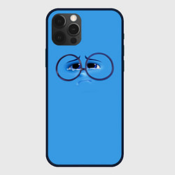 Чехол для iPhone 12 Pro Max Эмоция печаль - глаза крупно, цвет: 3D-черный