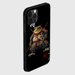 Чехол для iPhone 12 Pro Max Жаба войн, цвет: 3D-черный — фото 2