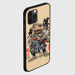 Чехол для iPhone 12 Pro Max Жаба самурай - japan aesthetic, цвет: 3D-черный — фото 2