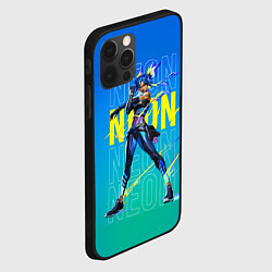 Чехол для iPhone 12 Pro Max Neon Valorant, цвет: 3D-черный — фото 2