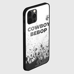 Чехол для iPhone 12 Pro Max Cowboy Bebop - white gradient посередине, цвет: 3D-черный — фото 2