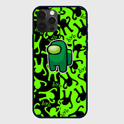 Чехол для iPhone 12 Pro Max Among us x ъуъ съука, цвет: 3D-черный