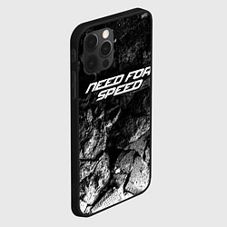 Чехол для iPhone 12 Pro Max Need for Speed black graphite, цвет: 3D-черный — фото 2