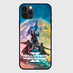 Чехол для iPhone 12 Pro Max Эскалация свободы Helldivers 2, цвет: 3D-черный