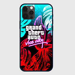 Чехол для iPhone 12 Pro Max GTA vice city tropic, цвет: 3D-черный