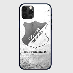 Чехол для iPhone 12 Pro Max Hoffenheim - white gradient, цвет: 3D-черный