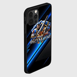 Чехол для iPhone 12 Pro Max Captain Titus Warhammer 40000 space marine 2, цвет: 3D-черный — фото 2