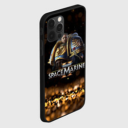 Чехол для iPhone 12 Pro Max Captain Titus Warhammer 40000 space marine 2, цвет: 3D-черный — фото 2