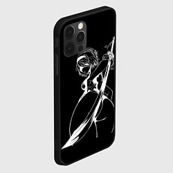 Чехол для iPhone 12 Pro Max 2B с катаной - Nier automata, цвет: 3D-черный — фото 2