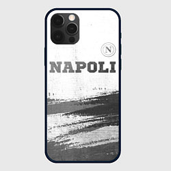 Чехол для iPhone 12 Pro Max Napoli - white gradient посередине, цвет: 3D-черный