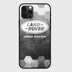 Чехол для iPhone 12 Pro Max Land Rover - grey gradient, цвет: 3D-черный